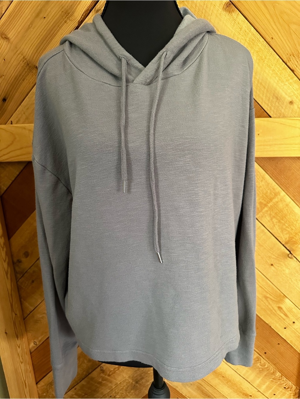 Mono B Light Gray Hoodie Sweatshirt